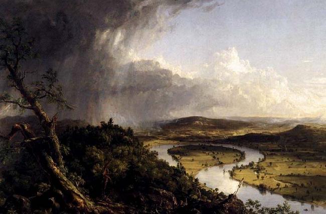Thomas Cole View from Mount Holyoke, Northamptom, Massachusetts, after a Thunderstorm oil painting image